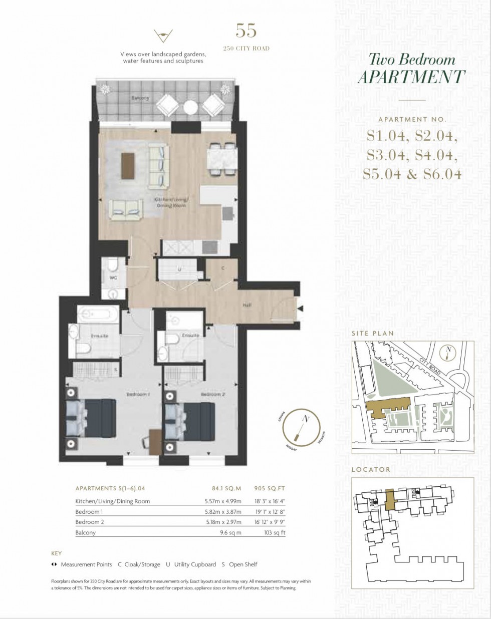 Floorplan for Siena House, 9 Bollinder Place, London