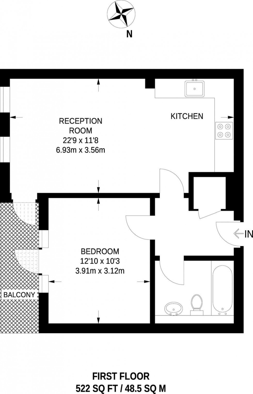 Floorplan for Atar House, 179 Ilderton Road, London